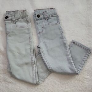 Garanimals Light Denim Kids Jeans Bundle of 2 Adjustable Waist Sz 4T